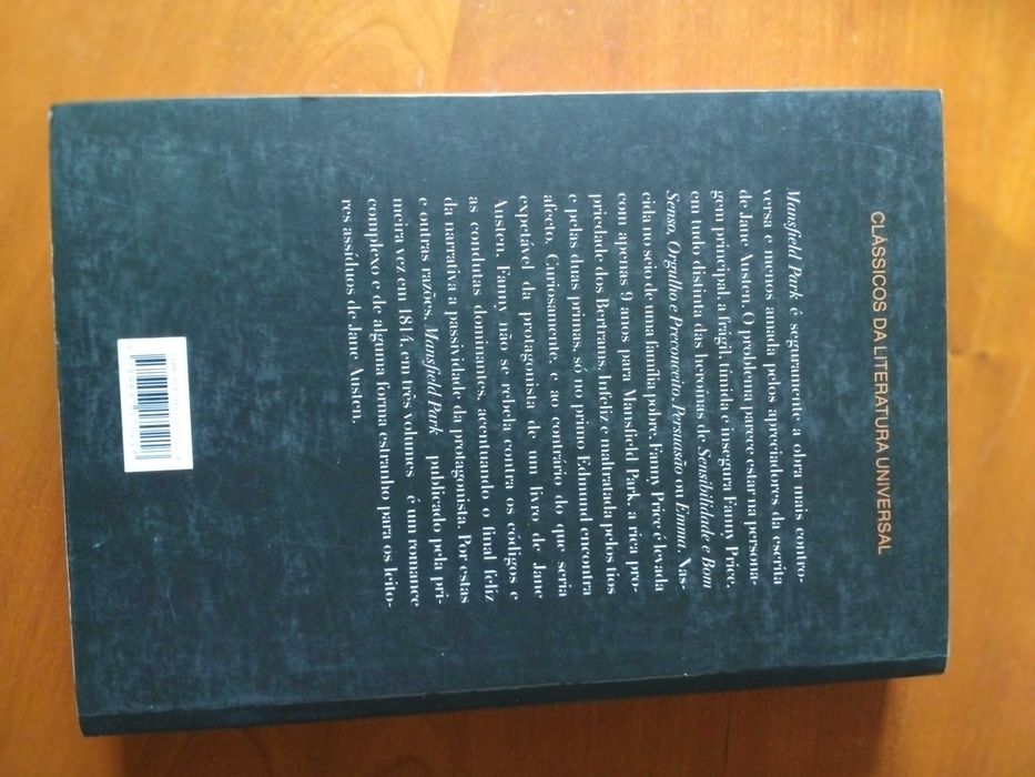 Mansfield Park - um livro de Jane Austen