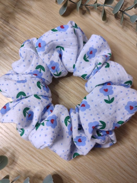 Scrunchie do włosów Standard Niezapominajka