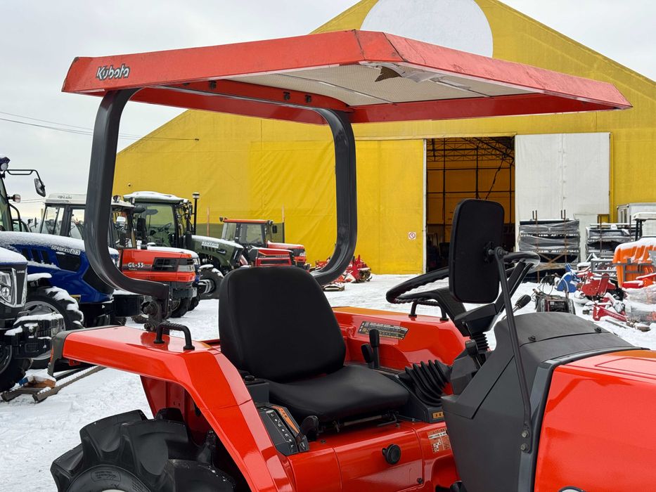 Японський трактор/мінітрактор KUBOTA GL23!+Дашок! РЕВЕРС! 4х4!+ ФРЕЗА