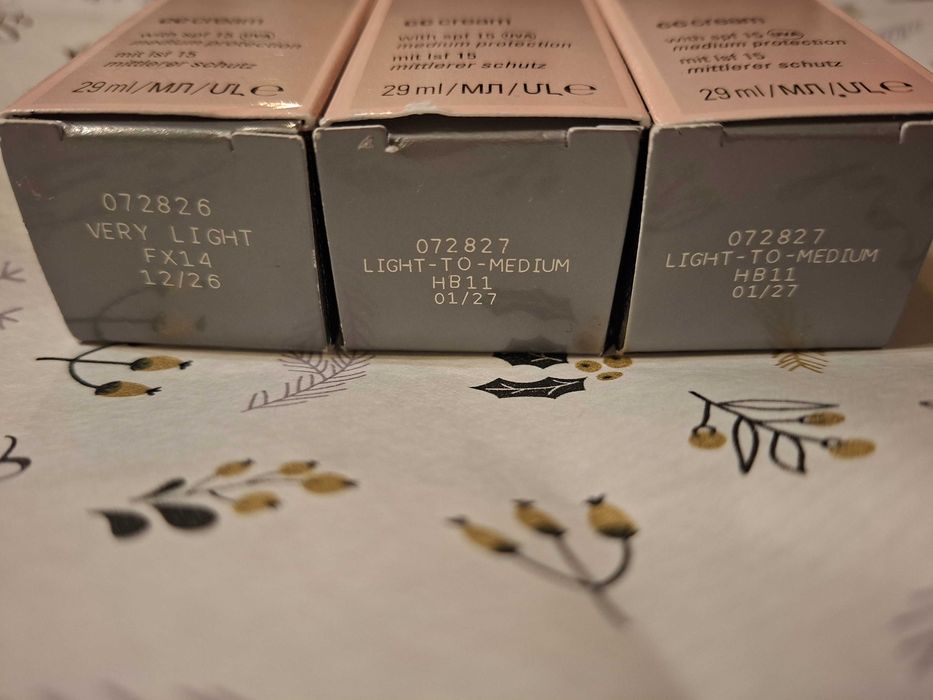 CC krem SPF 15 – Light to Medium / Very Light