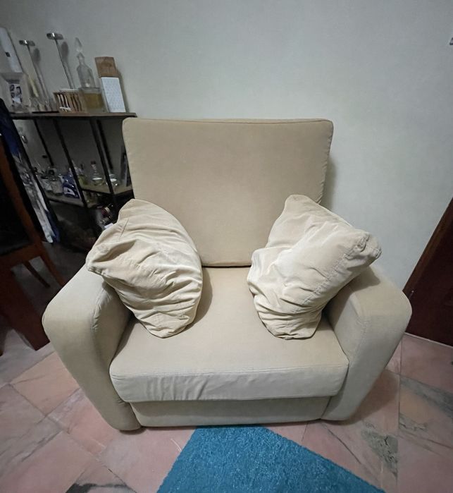 Sofa duplo e individual