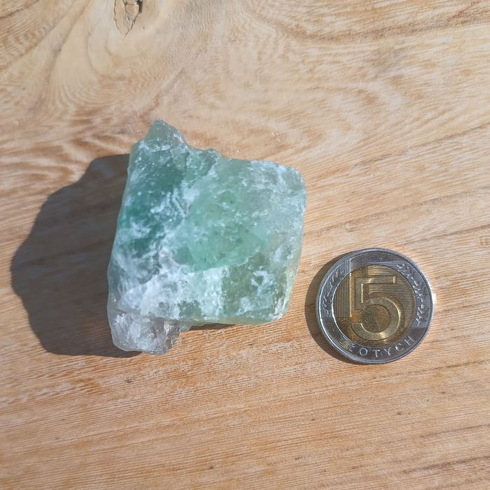 Fluoryt zielony, Chin ładny surowy waga 66,2