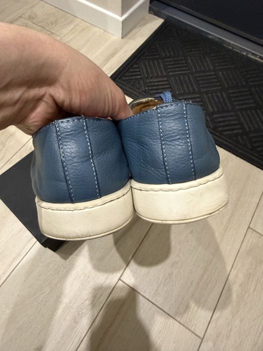 Кожаные кеды Santoni