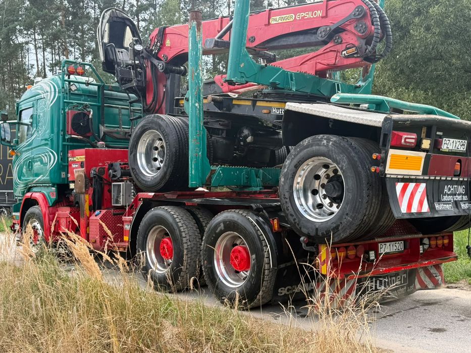 Scania 6x4 drewna epsilon drzewa lasu dłużycy