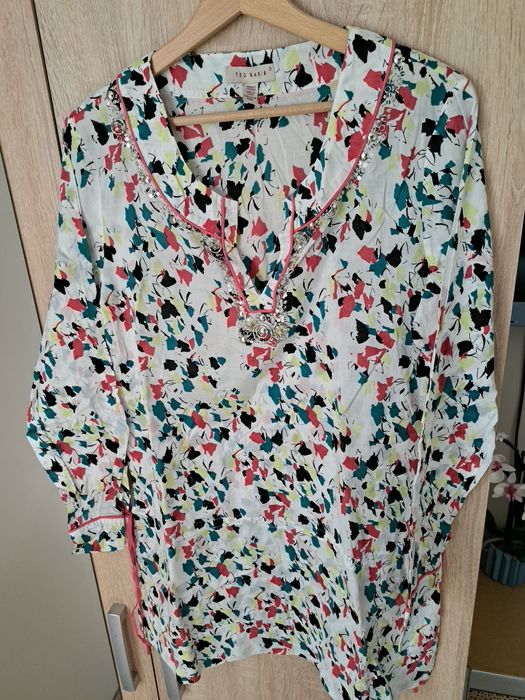 Ted Baker kolorowa tunika rozmiar M/L jak nowa bawełna 100%