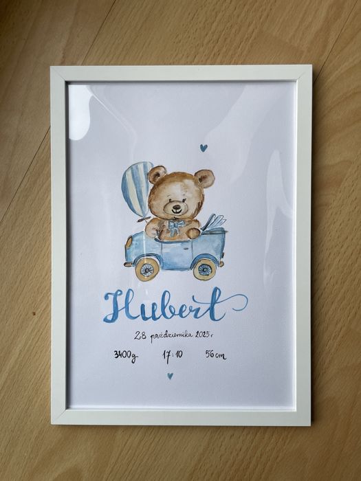 Metryczka, pamiątka dla dziecka