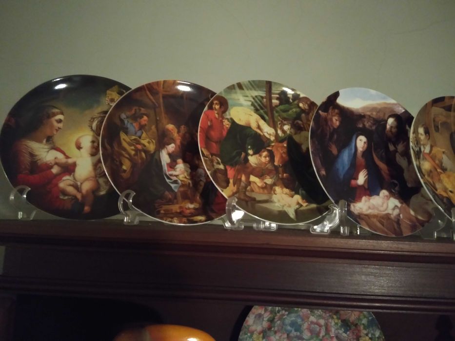 Grande coleção PRATOS DE NATAL da VISTA ALEGRE. Ver fotos.