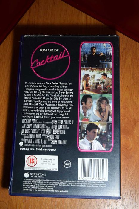 VHS Cocktail Tom Cruise UK