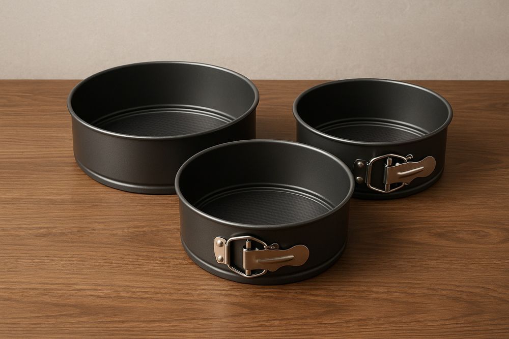 Набір форм для випікання 3шт • Метал • Роз’ємні • Торт / Запікання