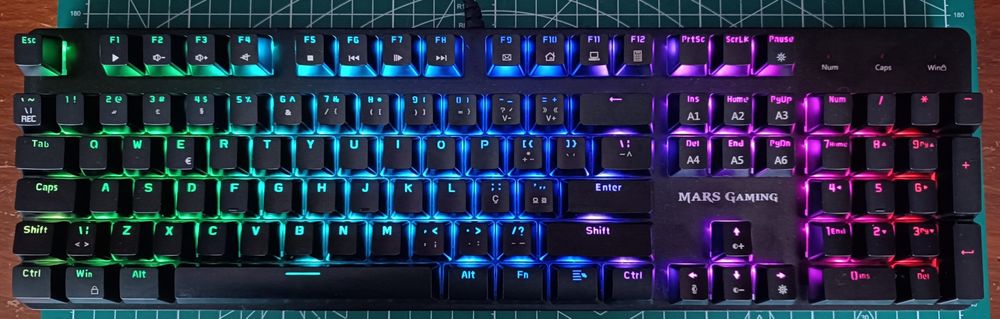 Teclado Mecânico RGB Mars Gaming MK5 – Layout PT