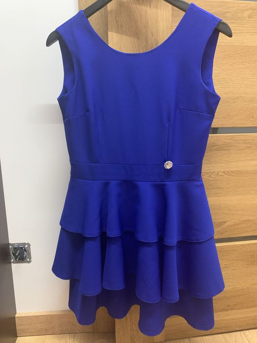 Sukienka kolor chabrowy