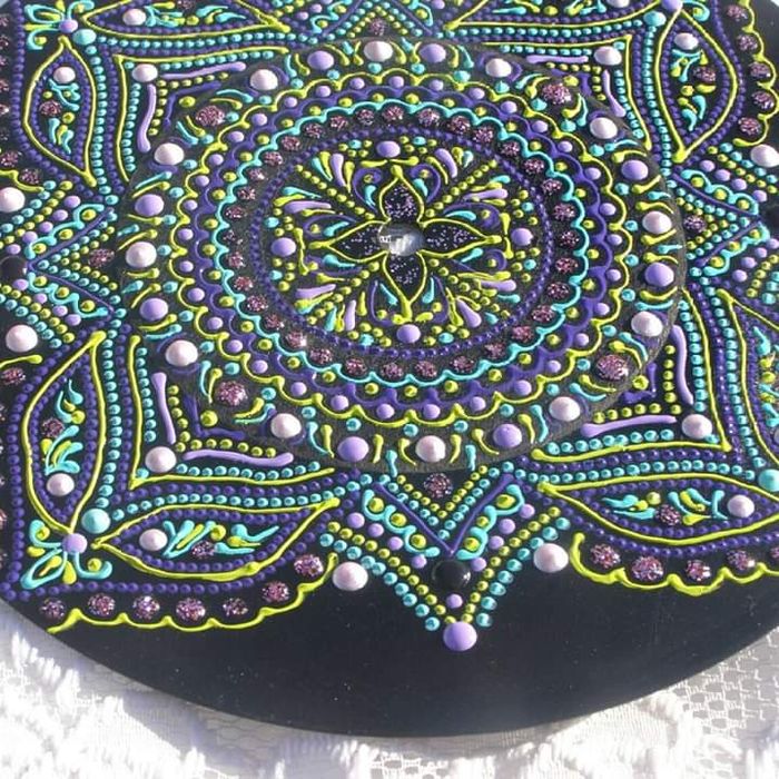 Пластинка ручная роспись