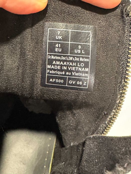 Чоботи унісекс Dr. Martens AMAAYAH LO, 41р