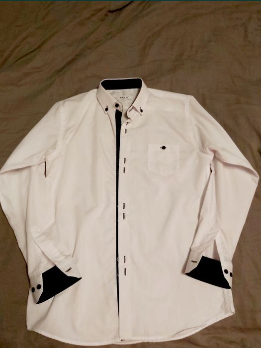 Рубашка мужская ,  белая рост до 170