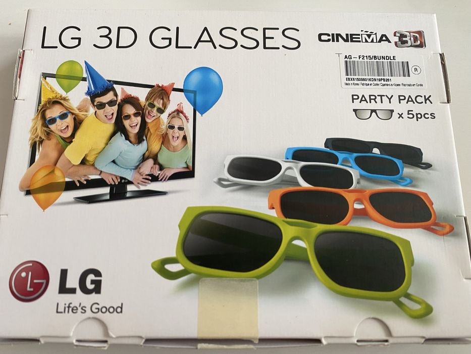 Okulary 3D LG ( 5sztuk)