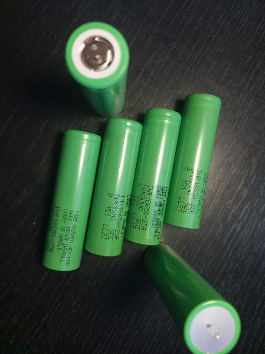 Samsung 18650 25R INR18650-25R  високотокові самсунг 25р високострумові
