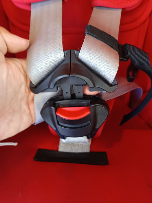 Cadeira auto Britax Römer DUALFIX 2 R - grupo 0/1 - vermelho que não retem calor em  demasia e escalde a pele do bebé