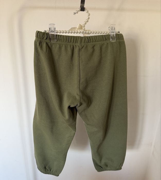Spodnie fishbone o krótszym kroju S khaki
