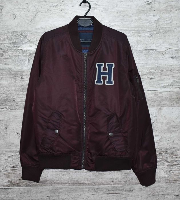 Tommy Hilfiger TH Kurtka Bomberka Bejsbolówka S