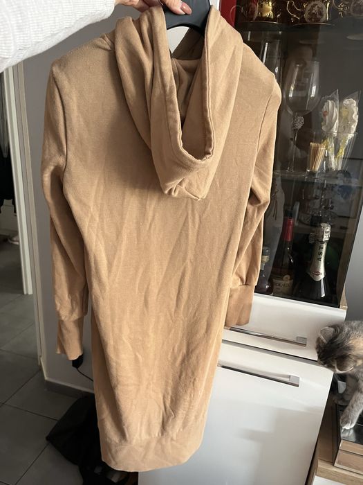 Bluza sukienka sportowa pieces z kapturem kaptur długa