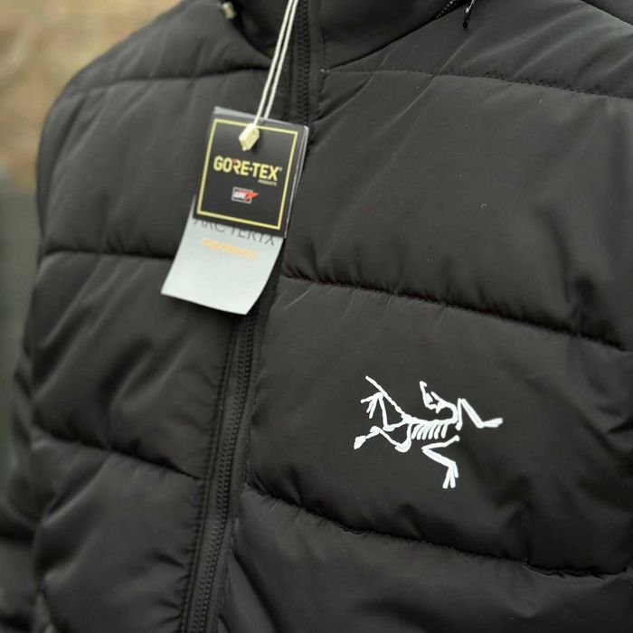 Черный Микро Пуховик ARCTERYX - Зимова Куртка Артерикс - ХС С М Л ХЛ