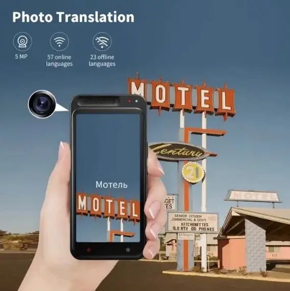 Голосовий портативний перекладач Z6 TranslatorI 138 мов.