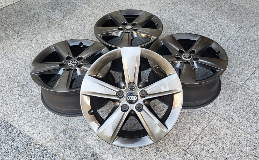 Alufelgi 17 5x112 VW touran golf Audi a3 a4 Seat leon Skoda #16