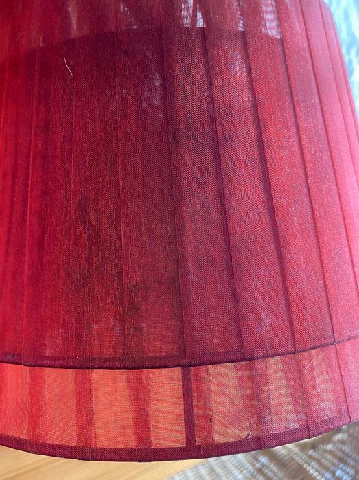 Abat jour bordeaux x 2