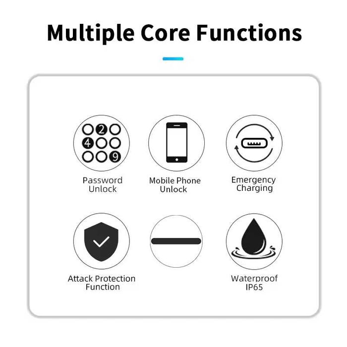 Розумний замок-бокс (сейф) для ключів Tuya TTLock. Для Airbnb/оренди