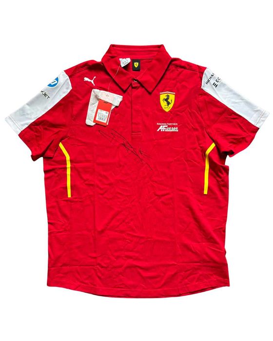 Robert Kubica F1 BMW Le Mans AF Corse Ferrari orginalna koszulka z autografem + certyfikat autentyczności