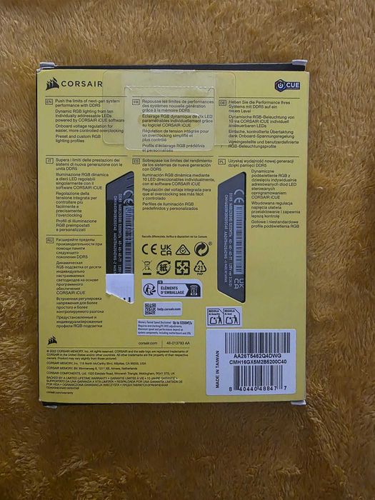 CORSAIR Vengeance RGB DDR5 16GB (2 x 8GB) (com garantia 2 anos Amazon)
