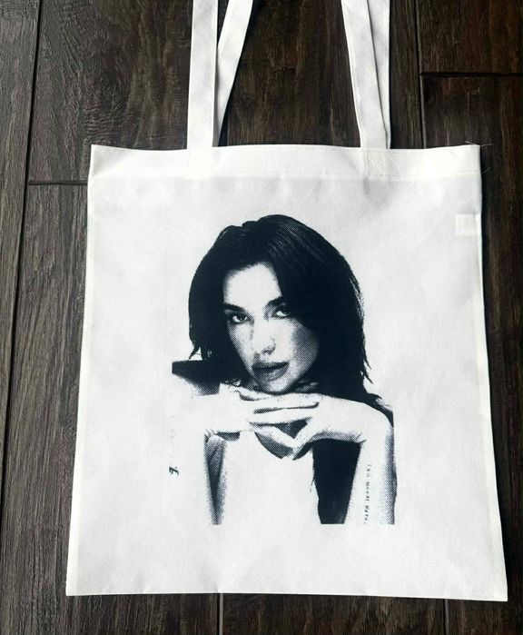 Torebka torba tote bag materiał non woven dua lipa