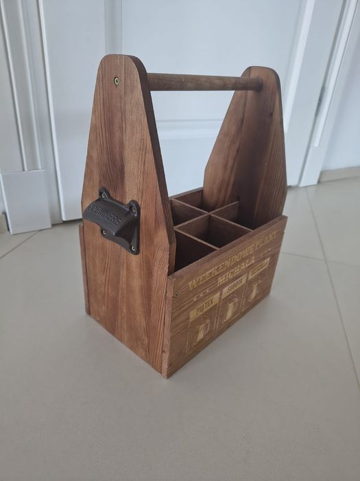 Skrzynka /nosidło na piwo dla Michała z otwieraczem