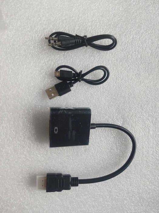 Адаптер HDMI to VGA + Audio (Adapter, конвертер, XBOX360, PS3, PC)