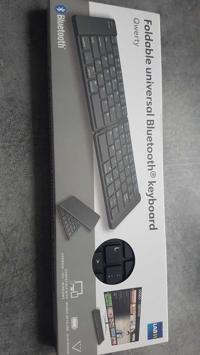 klawiatura bluetooth skladana