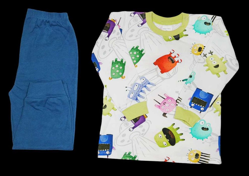 Piżama dziecięca różne wzory bawełna 100%, Mrofi, produkt polski