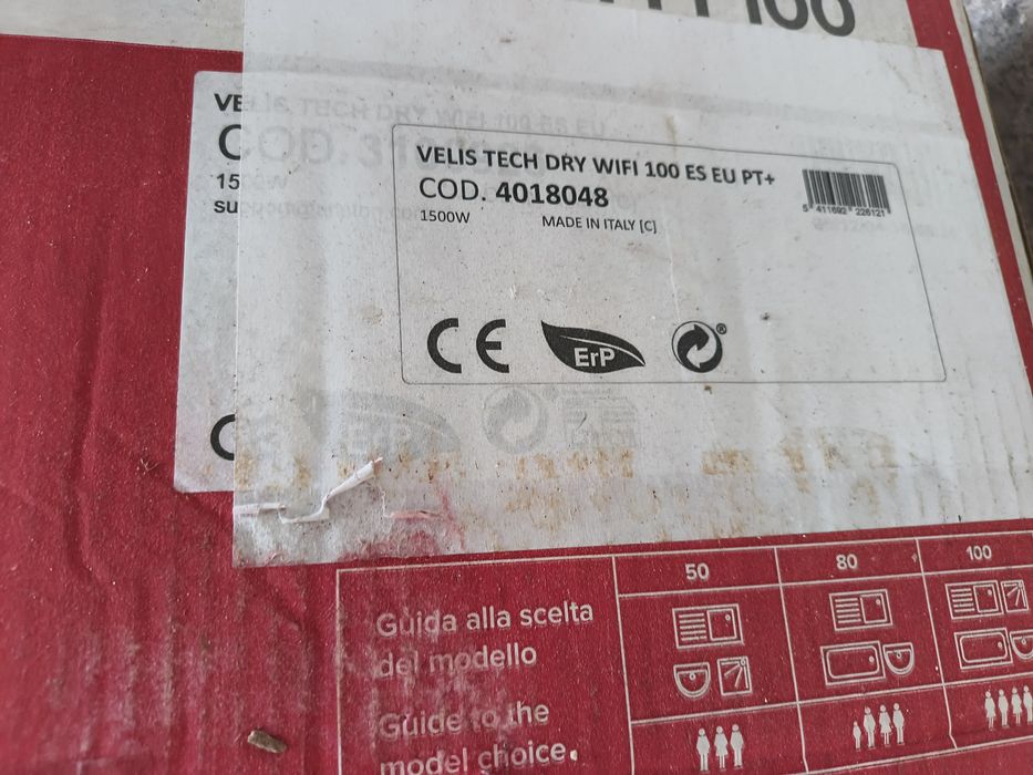 Termo-acumulador Velis dry wi-fi 100