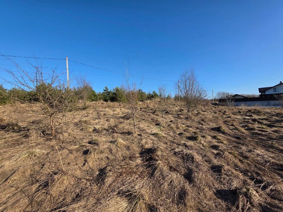 Ділянка с. Давидів під будівництво біля лісу 20 соток