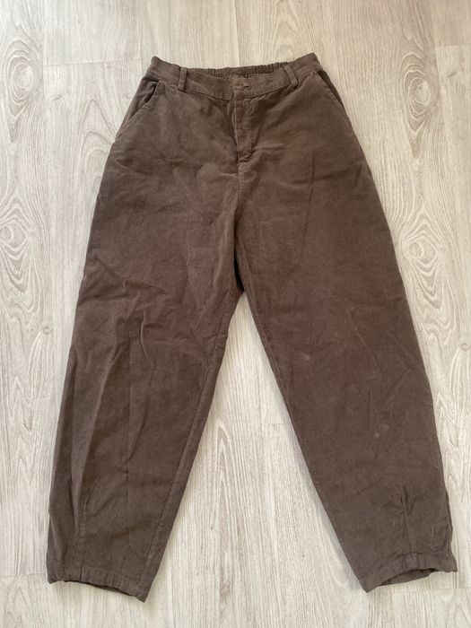 Вельветові штани mom Miss Bloom коричневі Італія розмір M
