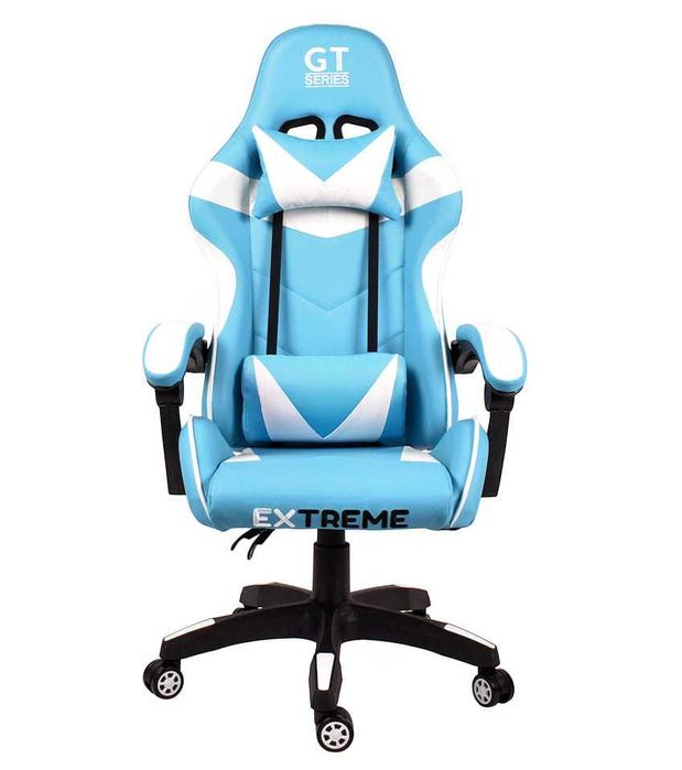 Fotel Gamingowy do komputera Extreme GT Light Blue