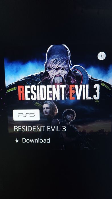 Resident Evil 3 PS4 PS5 PlayStation 4 5