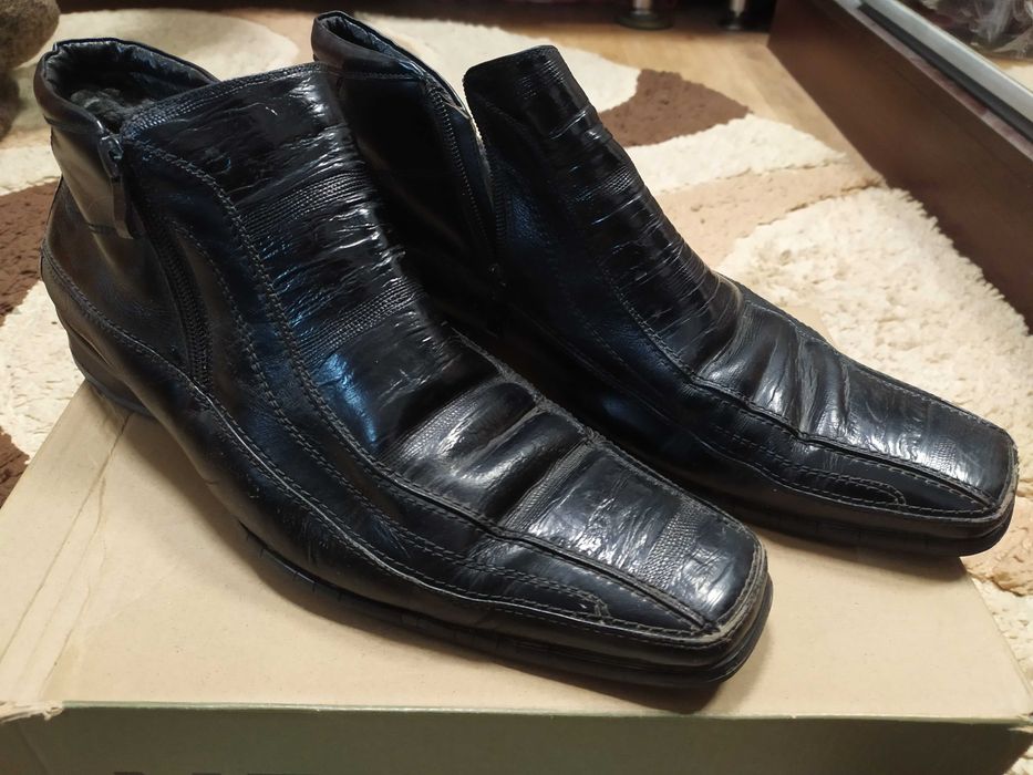 Мужские зимние полуботинки