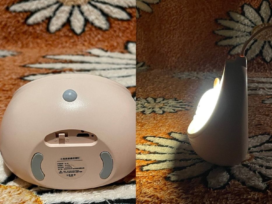 Светильник с датчиком движения и USB-зарядкой лампа ночник