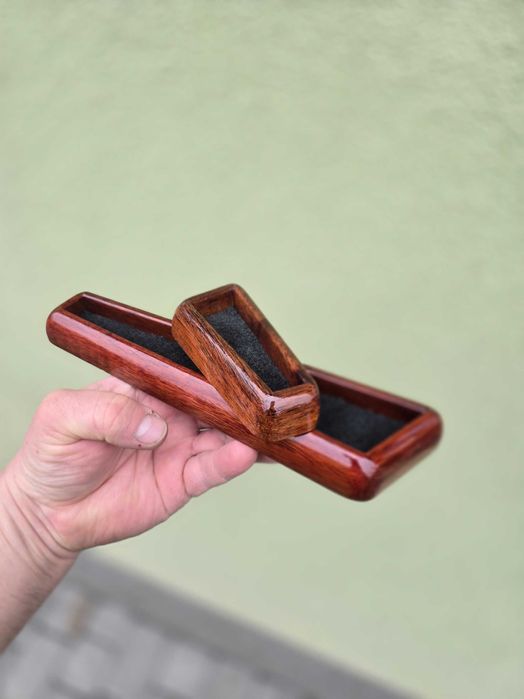 Piórnik + Monetnik Volvo 940/960 Drewniany