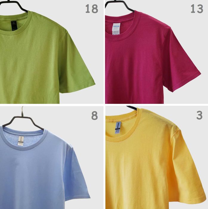 Чоловіча футболка Gildan СУПЕРМ'ЯКА 100% бавовна Softstyle базова