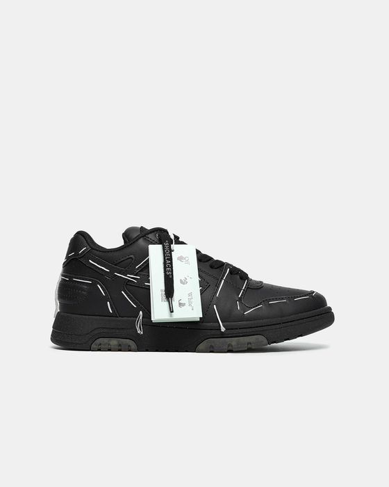 Кросівки OFF-WHITE OUT OF OFFICE All Black premium | Кроссовки чоловічі жіночі