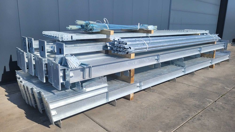 Konstrukcja stalowa ocynkowana magazyn 560 m2 (16m x 35m x 7m) NOWA