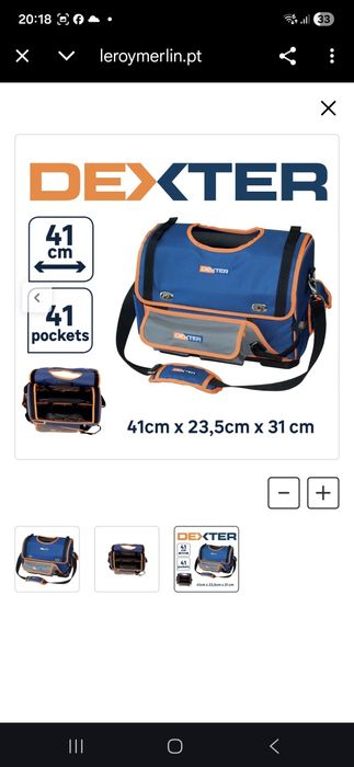 Mala de ferramentas DEXTER