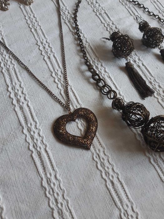 Bijuteria conjunto (anéis, pulseiras, colares, brincos)