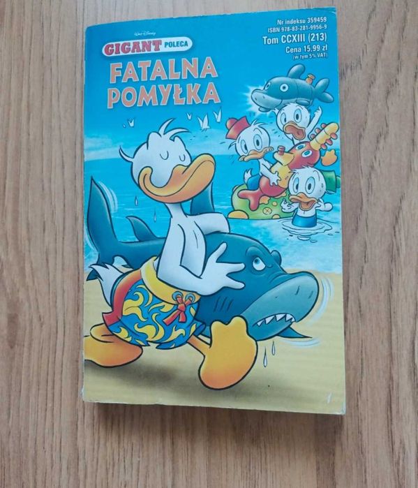 Komiks kolekcjonerski kaczor donald